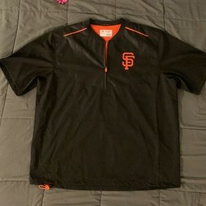 Men’s San Francisco Giants short sleeve wind breaker